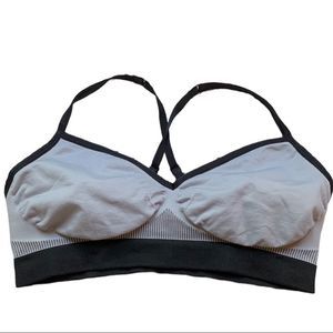 LULULEMON Ebb to Street Seamless Sports Gray & Black - Size A B Size